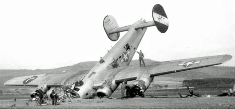 Die B-24 zwischen Hastenbeck und Tündern.