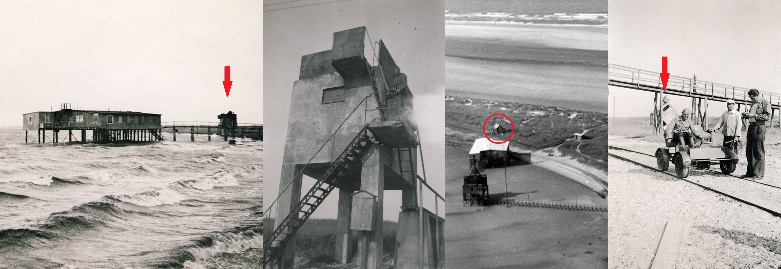 Der rechte Nebenstand der Batterie Graf Spee im Osten von Wangerooge.