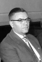 Miesel 1957 auf der Anklagebank zu den Massekern von Warstein.